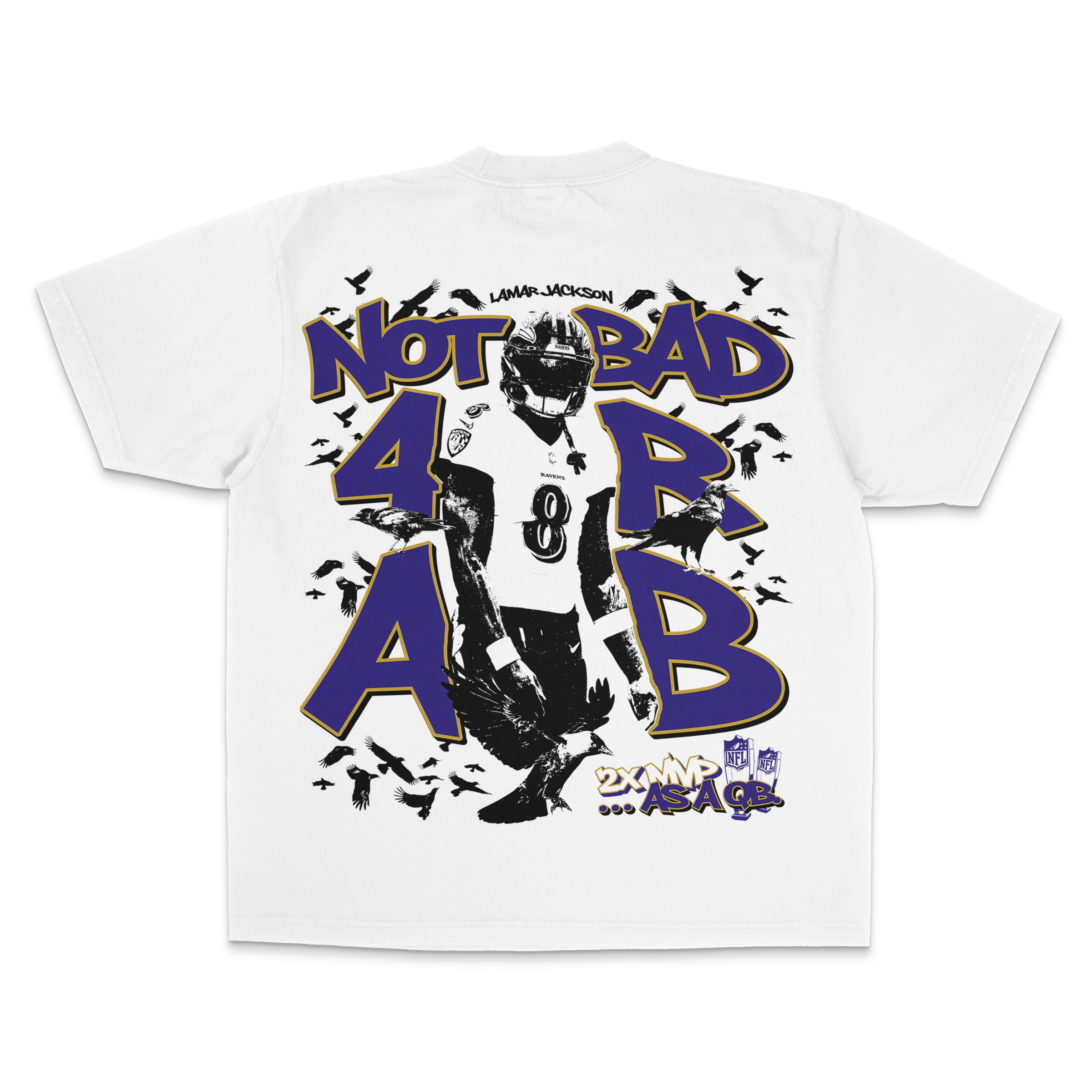 "NOT A QB" TEE